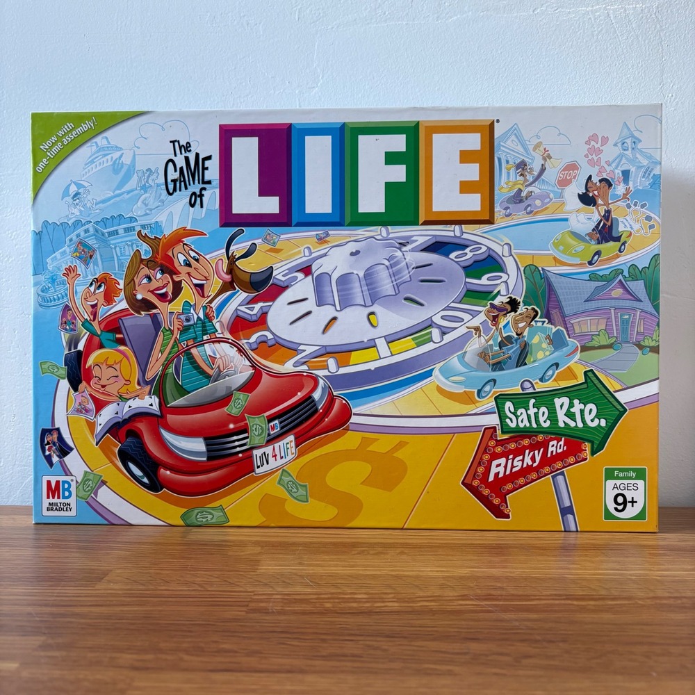 Milton Bradley The Game of Life Board Game Family Complete Unisex‎ OS 2007 EUC